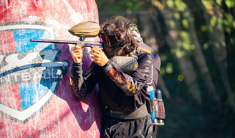 Athlete preparing for a match