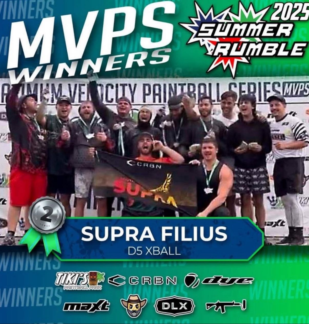 Supra Paintball 2nd Place